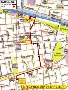 Recorrido Escafandra SAbado